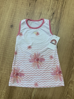 Vestido branco com margaridas (Pinoti baby)