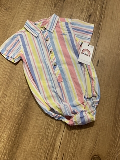 Body camisa xadrez listrada colorida (Tommy Bahama) na internet