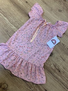 Vestido bata estampado floral colorido - comprar online