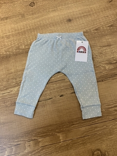 Calça verde agua com poá branco (Carter´s)