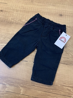 Calça jeans azul marinho com costura rosa (Carter´s) - comprar online