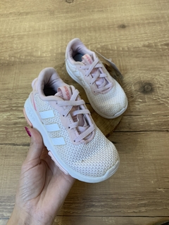 Tenis rosa clarinho cadarço de elastico (Adidas) - loja online