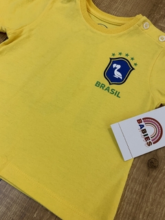 Blusa amarela - Brasil (Dudes) - Babies Move Brecho