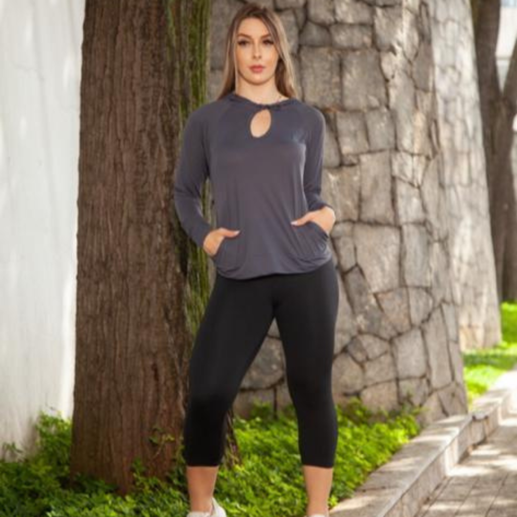 Calça capri esportiva feminina sale