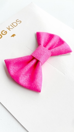 Laço Glitter Posh - Rosa Choque na internet