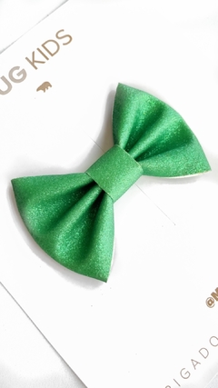 Laço Glitter Posh - Verde