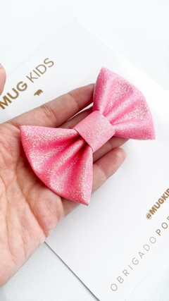 Laço Glitter Posh - Flamingo - comprar online