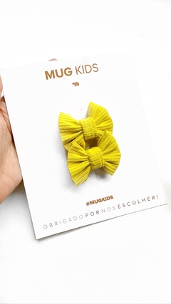 Parzinho Girly Canelado - Yellow - comprar online