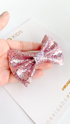 Laço Glitter Shine - Rosa Especial - comprar online