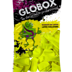GLOBOX PERLADO 12 " AMARILLO (SOBRE X 50) - comprar online