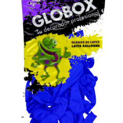 GLOBOX PERLADO 9" X 25 UNIDADES AZUL OSCURO - comprar online