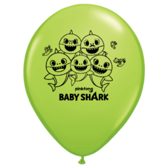 Globo Baby Shark x 25 Unidades