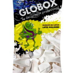 Globox Standar 12´´ BLANCO (sobre x 50)