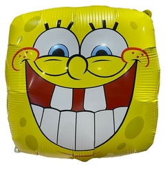 GLOBO METALIZADO 18" BOB ESPONJA CARA CUADRADO