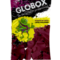 GLOBOX PERLADO 12 " BORDO (SOBRE X 50) - comprar online