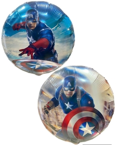 GLOBO METALIZADO 18" CAPITAN AMERICA