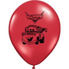 GLOBO CARS ROJO X 25 UNIDADES