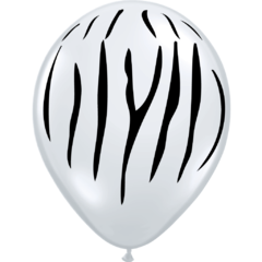 GLOBO CEBRA BLANCO X 50 UNIDADES