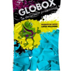 GLOBOX PERLADO 12 " CELESTE (SOBRE X 50) - comprar online