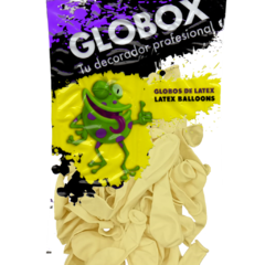 GLOBOX PERLADO 9" X 25 UNIDADES CHAMPAGNE - comprar online