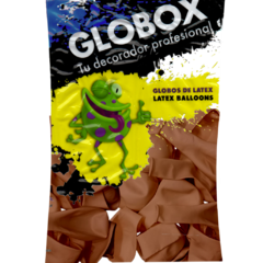 GLOBOX STANDAR 12" CHOCOLATE (SOBRE X 50) - comprar online