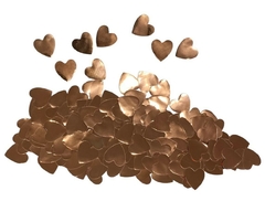 CONFETTI CORAZON ROSE GOLD X 20 GRMS (1,5 CM)