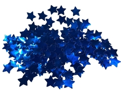 CONFETTI ESTRELLA AZUL OVNI X 20 GR (1,5CM)