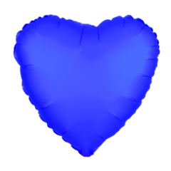 GLOBO METALIZADO 5 CORAZON AZUL FRANCIA