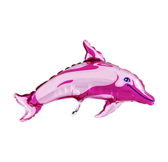 GLOBO METALIZADO 20" DELFIN ROSA