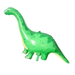 GLOBO METALIZADO 20" DINOSAURIO CUELLO VERDE