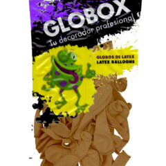 Globox Perlado 9" x 25 Unidades Dorado