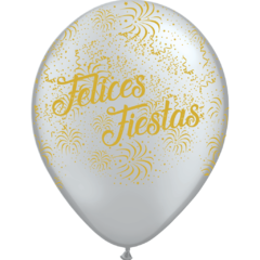 GLOBO FELICES FIESTAS X 50 UNIDADES