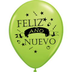 GLOBO FELIZ AÑO NUEVO X 25 UNIDADES - Globo Center