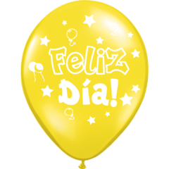 GLOBO FELIZ DIA X 25 UNIDADES