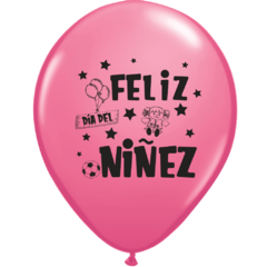 GLOBO FELIZ DIA DE LA NIÑEZ X 50 UNIDADES en internet