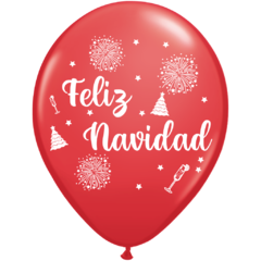 GLOBO FELIZ NAVIDAD X 25 UNIDADES - comprar online