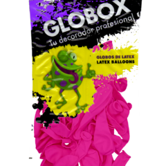 GLOBOX PERLADO 9" X 25 UNIDADES FUCSIA - comprar online