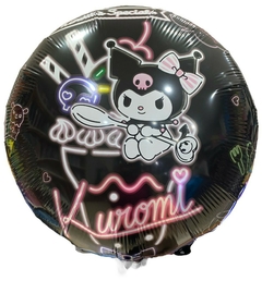 GLOBO METALIZADO 18" KUROMI NEGRO