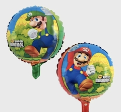 GLOBO METALIZADO 18" MARIO BROSS DOBLE