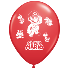 GLOBO MARIO BROSS X 50 UNIDADES