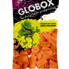 GLOBOX PERLADO 12 " NARANJA (SOBRE X 50) - comprar online