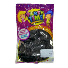 PARTY TIME STANDARD 9 X 50 UN. NEGRO - comprar online