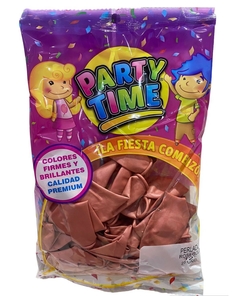 PARTY TIME 12 PERLADO X 25 UN. ROSA GOLD - comprar online