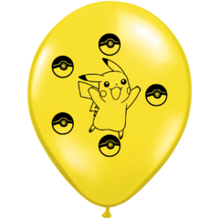 GLOBO PIKACHU X 50 UNIDADES