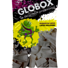 GLOBOX PERLADO 12 " PLATA (SOBRE X 50) - comprar online