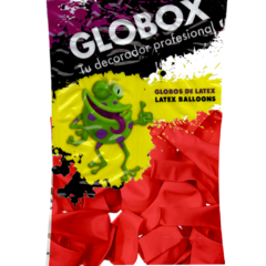 Globox Perlado 12 " ROJO (sobre x 50)