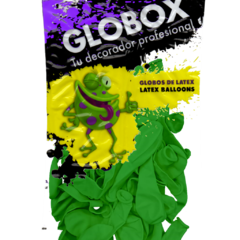 Globox Perlado 9" x 25 Unidades Verde