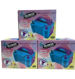 INFLADOR ELECTRICO GLOBOX 2 PICOS + ACCESORIO PARA ATAR GLOBOS - comprar online