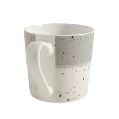 Taza Mug De Porcelana Terrazo Grey And Cream 410 Ml en internet