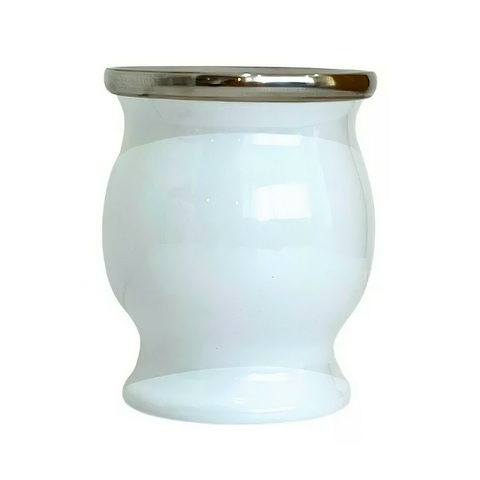 Mate Acero Inox Blanco Small